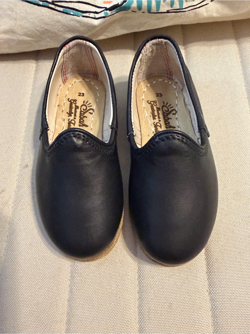 Sabah Black Slip-On Kids Dress Shoes